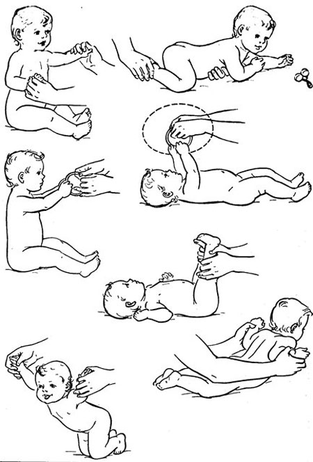Massage thérapeutique pour les nourrissons