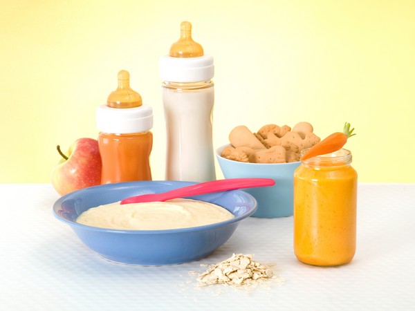 Exemple de menu pour l'enfant dans 6,7-10 mois