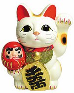 Chats tricolores: Maneki-kak