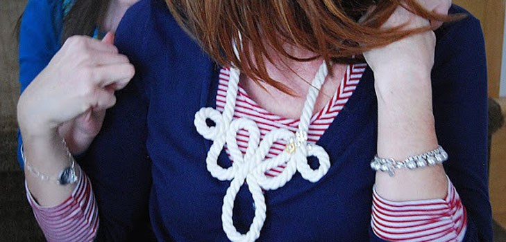 3 collier dans le style de la mer avec leurs propres mains