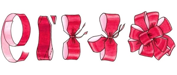 Comment faire un arc de ruban de satin avec vos propres mains