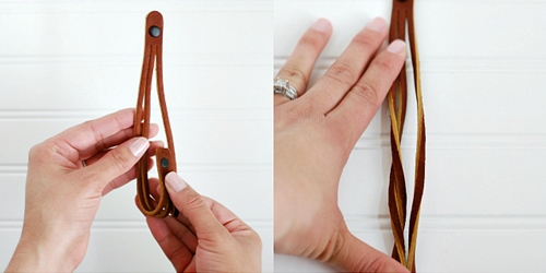 Apprendre à tisser un bracelet en cuir