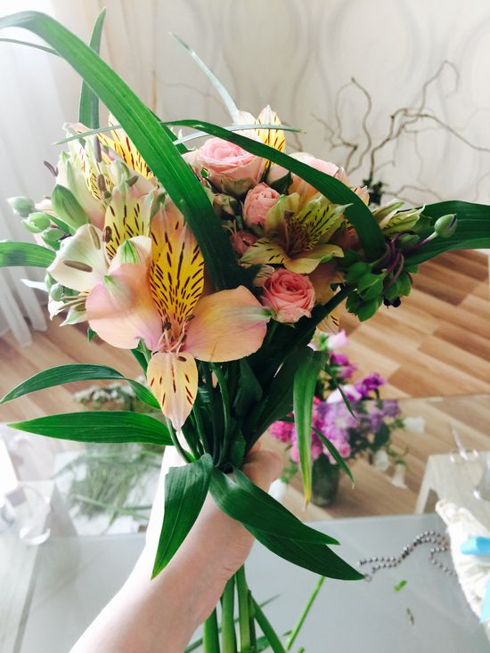 Ajouter des légumes verts à un bouquet
