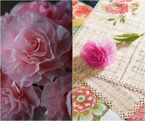 Bouquets en papier ondulé: master-class
