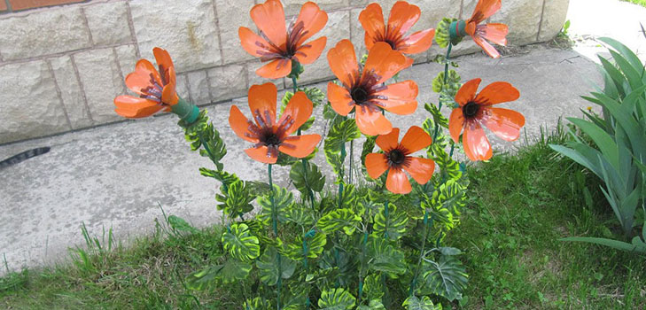 Fleurs de bouteilles en plastique: une classe de maître pour faire de l'artisanat en plastique de leurs propres mains