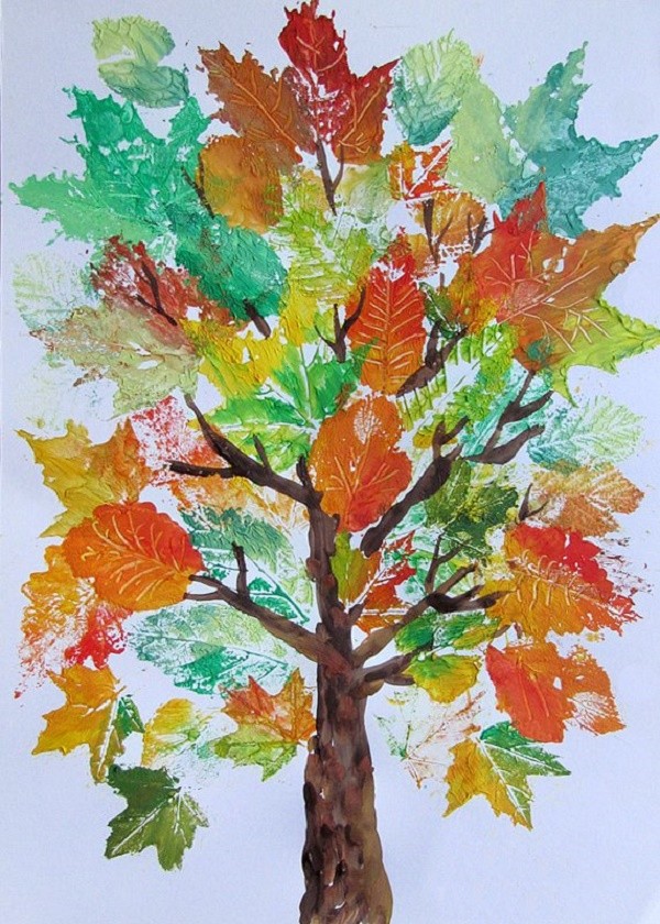 Dessin sur le thème "Automne": cours de maître avec des crayons et des peintures pour les classes de maternelle et d'école 1-5