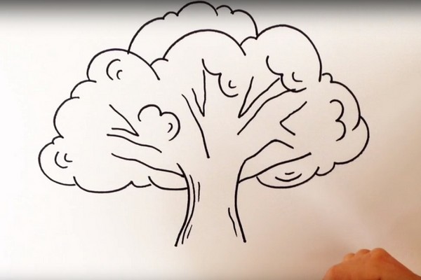 Dessin sur le thème "Automne": cours de maître avec des crayons et des peintures pour les classes de maternelle et d'école 1-5
