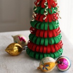 Arbre de Noël de rubans