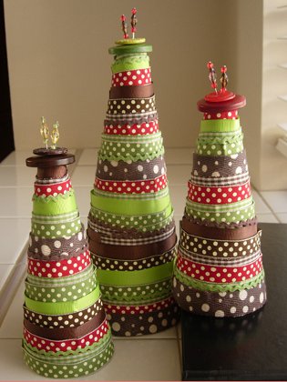 Arbre de Noël de rubans