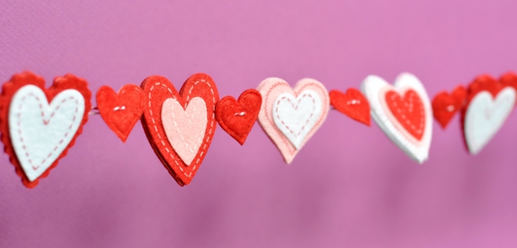Guirlande de coeurs