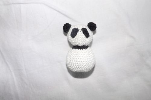 Panda tricoté avec vos propres mains