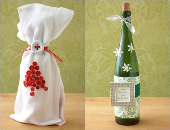 Comment décorer une bouteille en cadeau: 5 idées avec une photo