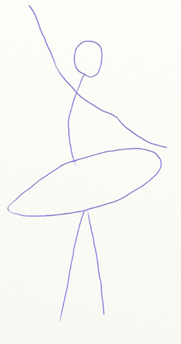 Comment dessiner une ballerine facilement et simplement