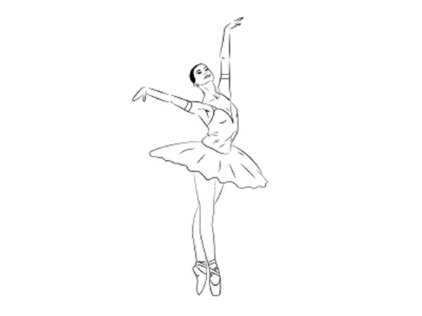 Comment dessiner une ballerine facilement et simplement