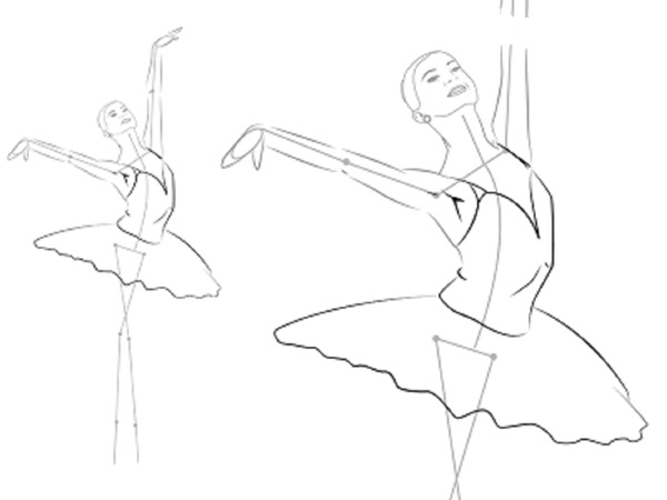 Comment dessiner une ballerine facilement et simplement