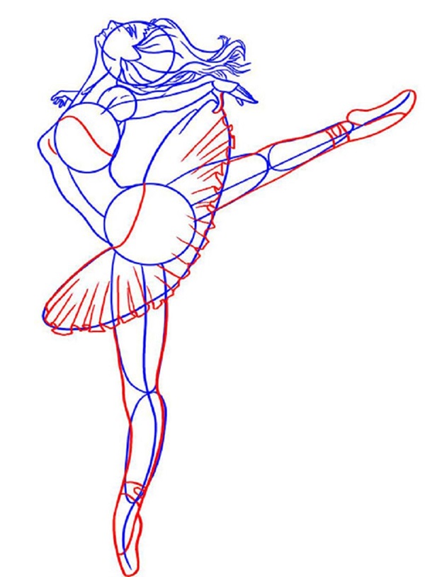 Comment dessiner une ballerine facilement et simplement