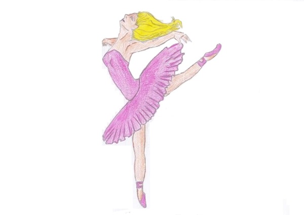 Comment dessiner une ballerine facilement et simplement