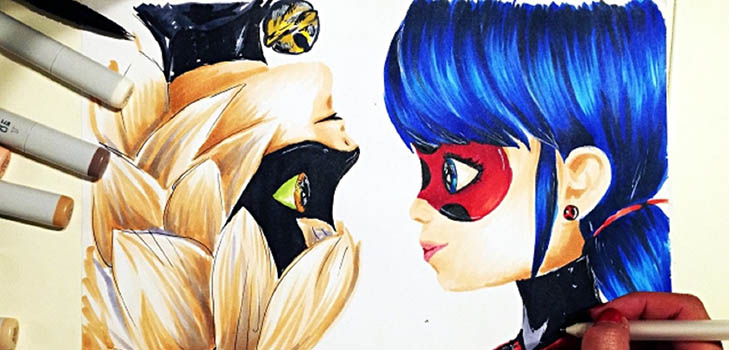 Comment dessiner Lady Bug et Super Cat