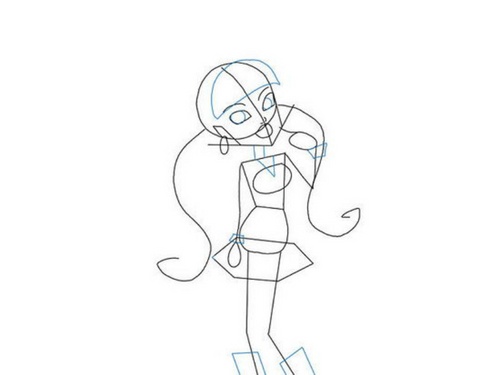 Comment dessiner Claudine Woolf du "Monster High"?
