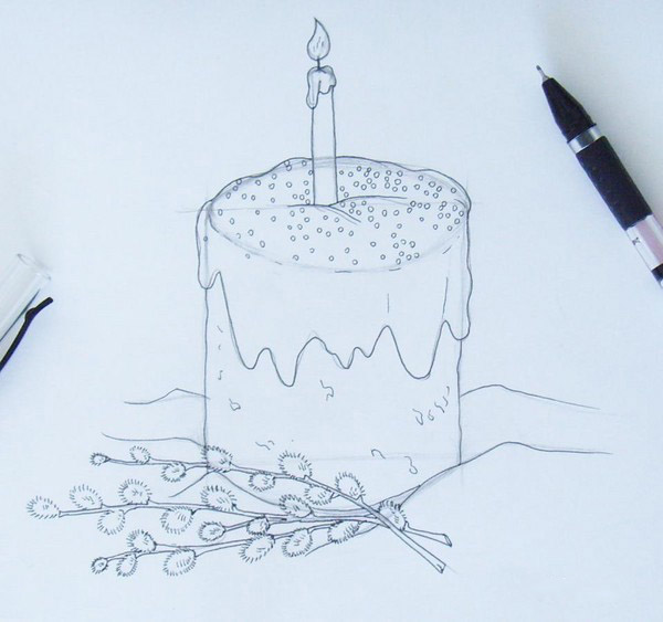 Comment dessiner Pâques - cours de maître étape par étape sur les dessins de Pâques (avec photo)