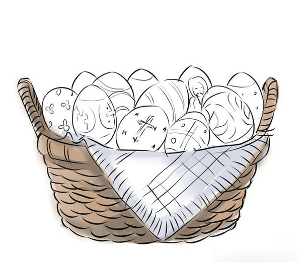 Comment dessiner Pâques - cours de maître étape par étape sur les dessins de Pâques (avec photo)
