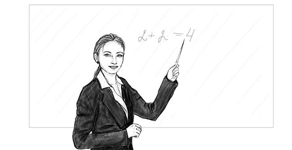 Comment dessiner une école, les enseignants