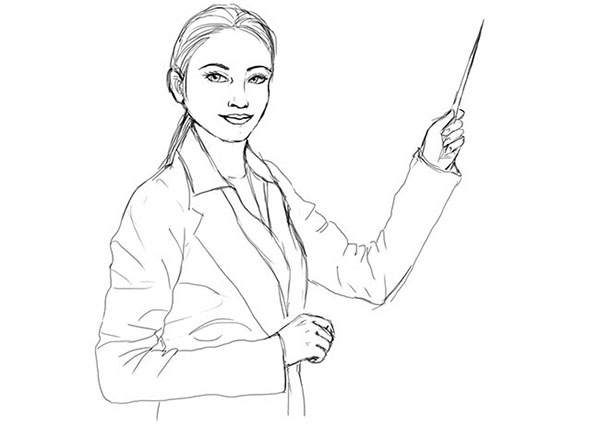 Comment dessiner une école, les enseignants