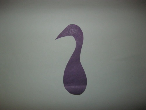 Paon fabuleux fait de papier de couleur