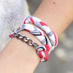 Comment faire un bracelet à partir d'un tissu avec vos propres mains