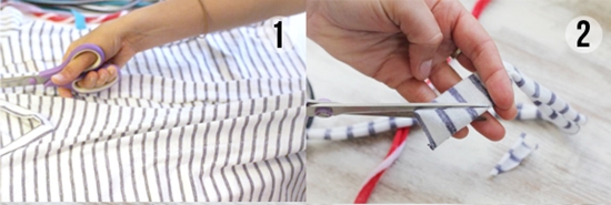 Comment faire un bracelet à partir d'un tissu avec vos propres mains