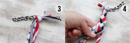 Comment faire un bracelet à partir d'un tissu avec vos propres mains