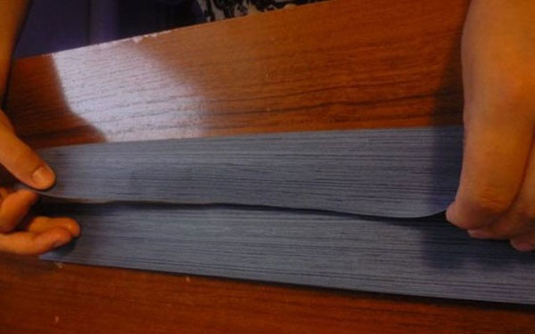 Enveloppe de papier A4 avec vos propres mains
