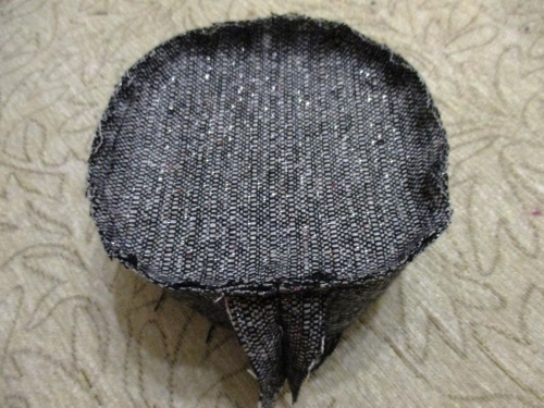 Capsule avec un voile