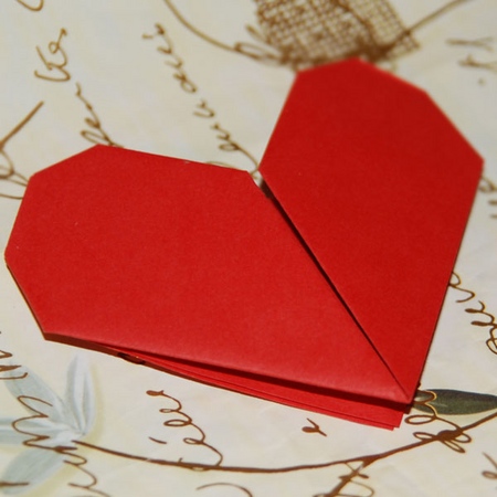 Comment faire un coeur de papier