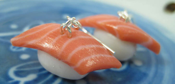 Comment faire des boucles d'oreilles-sushi à partir d'argile polymère