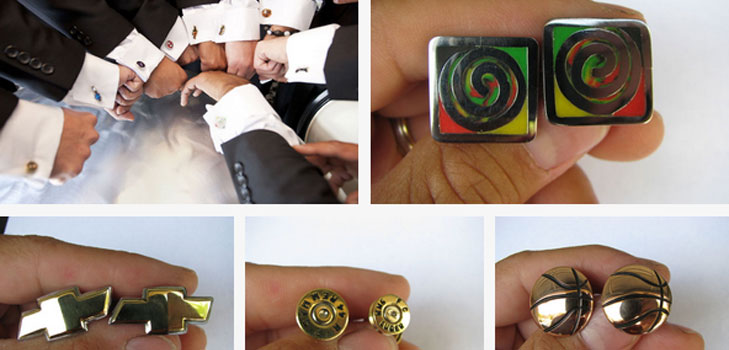  boutons de manchette