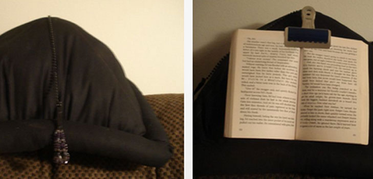  oreiller-stand pour les livres