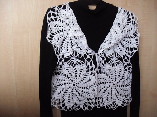 Comment attacher un gilet d'été résille avec un crochet. Master class sur le crochet d'un gilet d'été