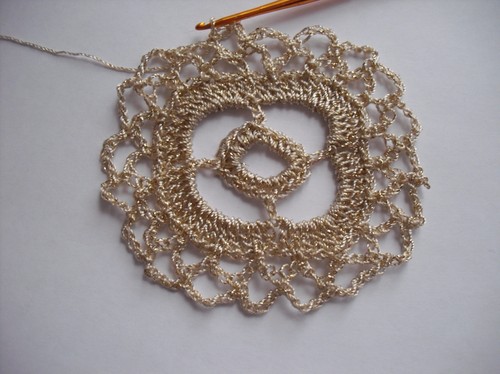 Boléro ajouré pour le crochet d'été
