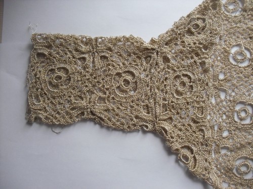 Boléro ajouré pour le crochet d'été