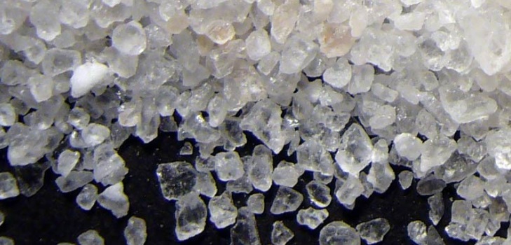 Cristal de sel à la maison