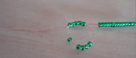Cactus de perles propres mains