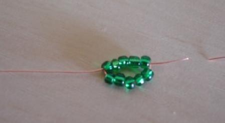 Cactus de perles propres mains