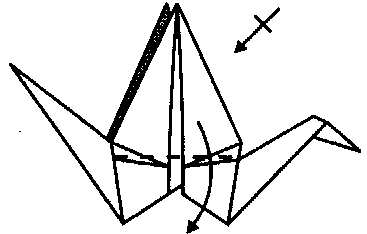 Origami de grue classique