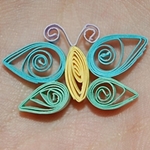 Quilling papillon