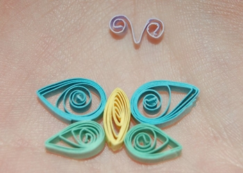 Quilling papillon