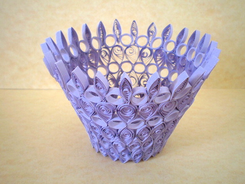 vase de papier