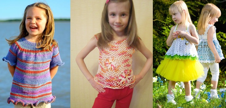 Top d'été pour fille crochet