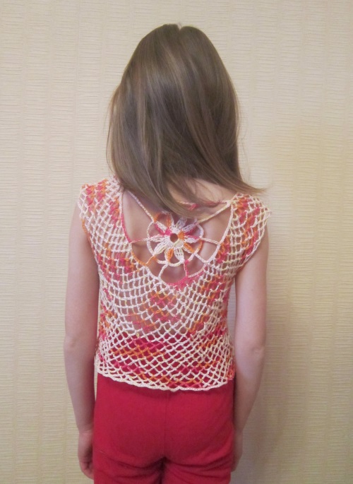 Top d'été pour fille crochet