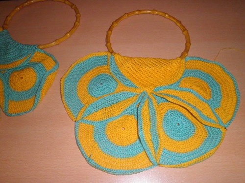 Sac d'été brillant crocheté